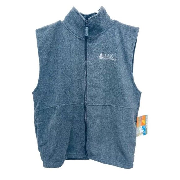 RAK Outfitters Sierra Pacific Jacket Sz S Men’s Outdoors Fleece Vest Grey - Picture 1 of 9